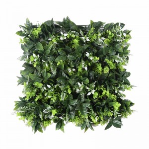 Plastic Boxwood Hedge Panel Artificial Plants Grass Green Wall For Vertical Garden