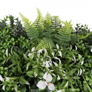 Planta de pared Artificial Anti-UV, decoración del hogar, seto, hierba falsa, colgante Vertical verde, Planta Artificial de jungla, pared de césped