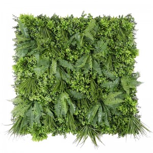 UV Protection Foliage Boxwood Hedge Panel Artificial Plants Wall Faux Grass Green Wall For Privacy Vertical Garden