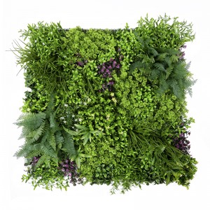 Artificial Plant Wall Panels Style Vertical Hanging Green Plants Wall Boxwood Hedge Grass Wall Privacy Fence Panels
