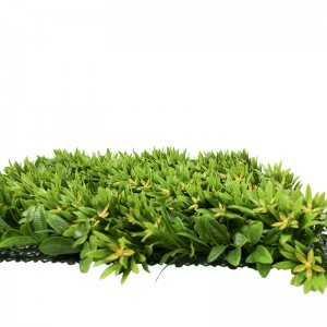 לוחות תאשור מלאכותיים דו מימדיים צמחי דשא גידור רקע קיר לעיצוב גן