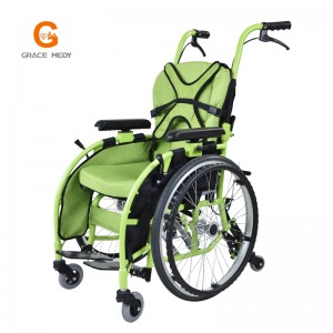 7528 children folding lightweight manual wheelchair