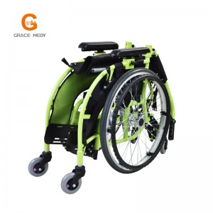 7528 children folding lightweight manual wheelchair