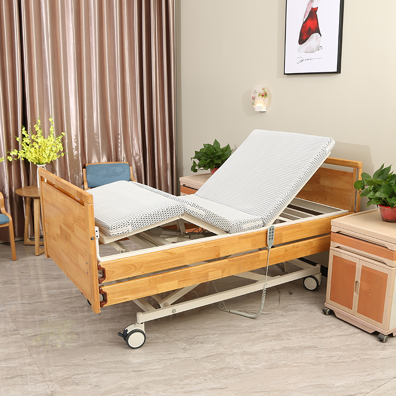 Hospital Bed Cot - multifunction electric nursing home beds wooden for nursing home – Webian