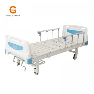 KT2001 2 crank manual hospital bed