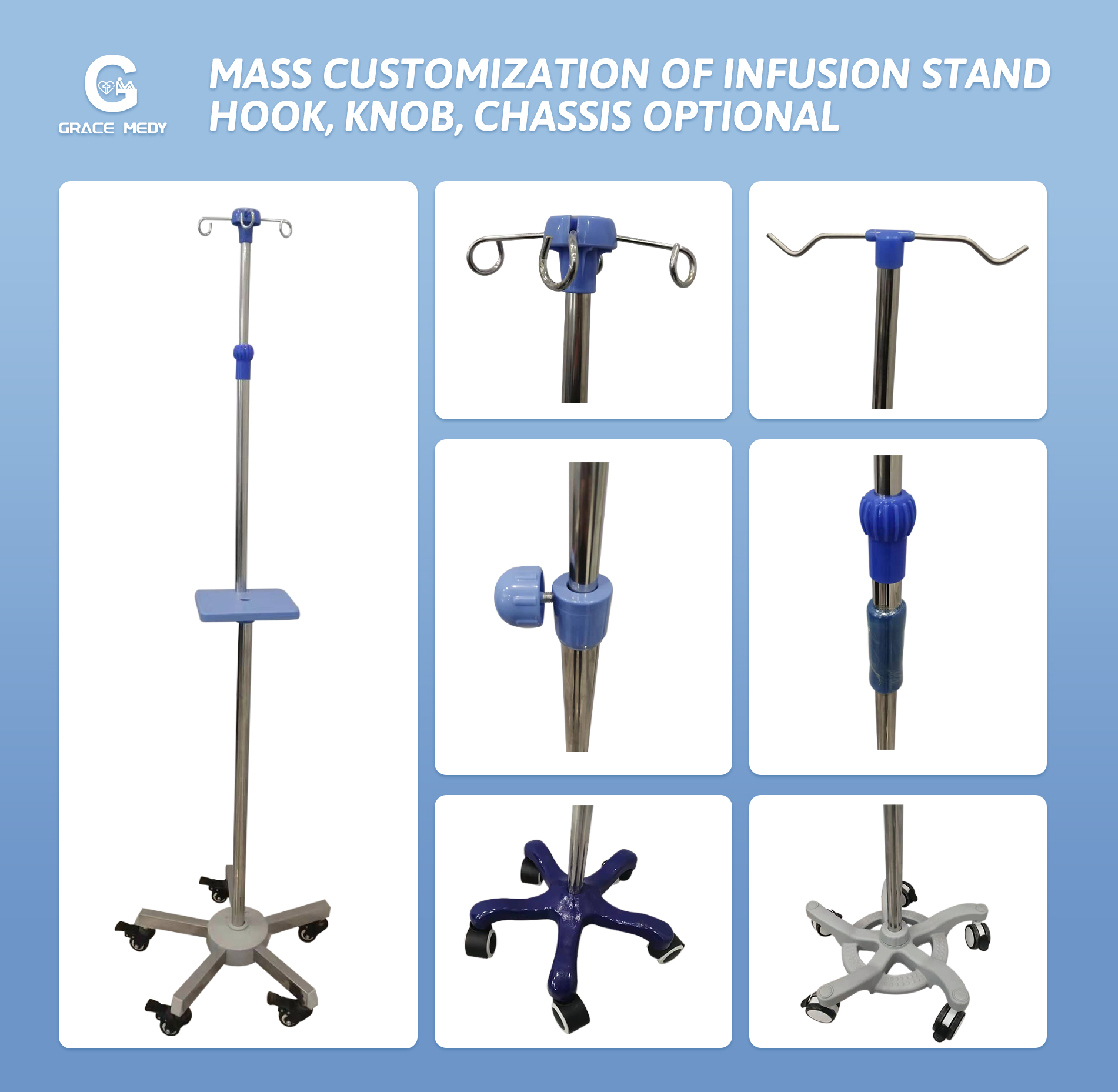 The structure of the infusion stand