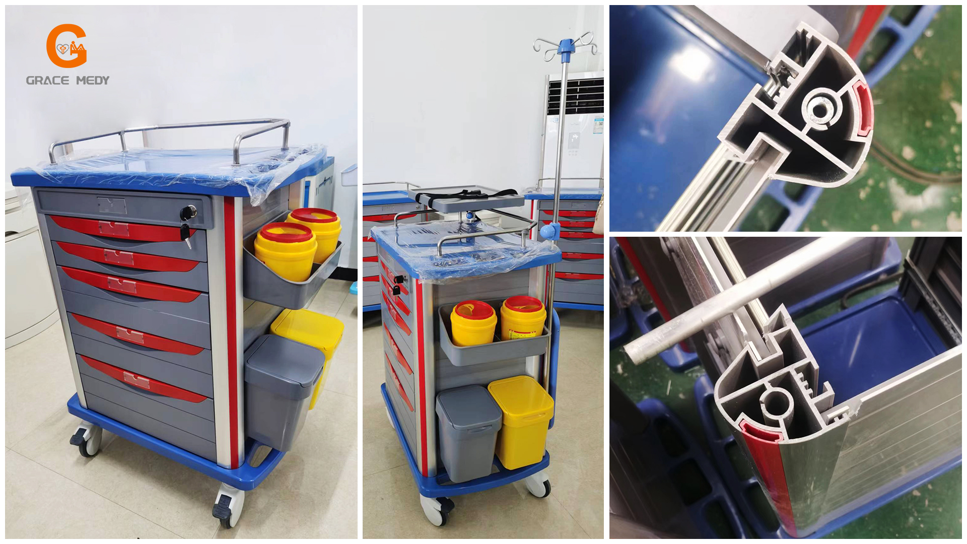 How to find suitable medical carts, such as ambulance carts, medicine delivery carts, anesthesia carts, etc.?