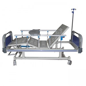 A03 Two function hospital bed with 5 bars guardrails