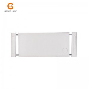 Telescopic dining table board for hospital bed