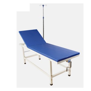 medical clinic patient examination table beds Stainless Steel adjustable examination Hospital Bed