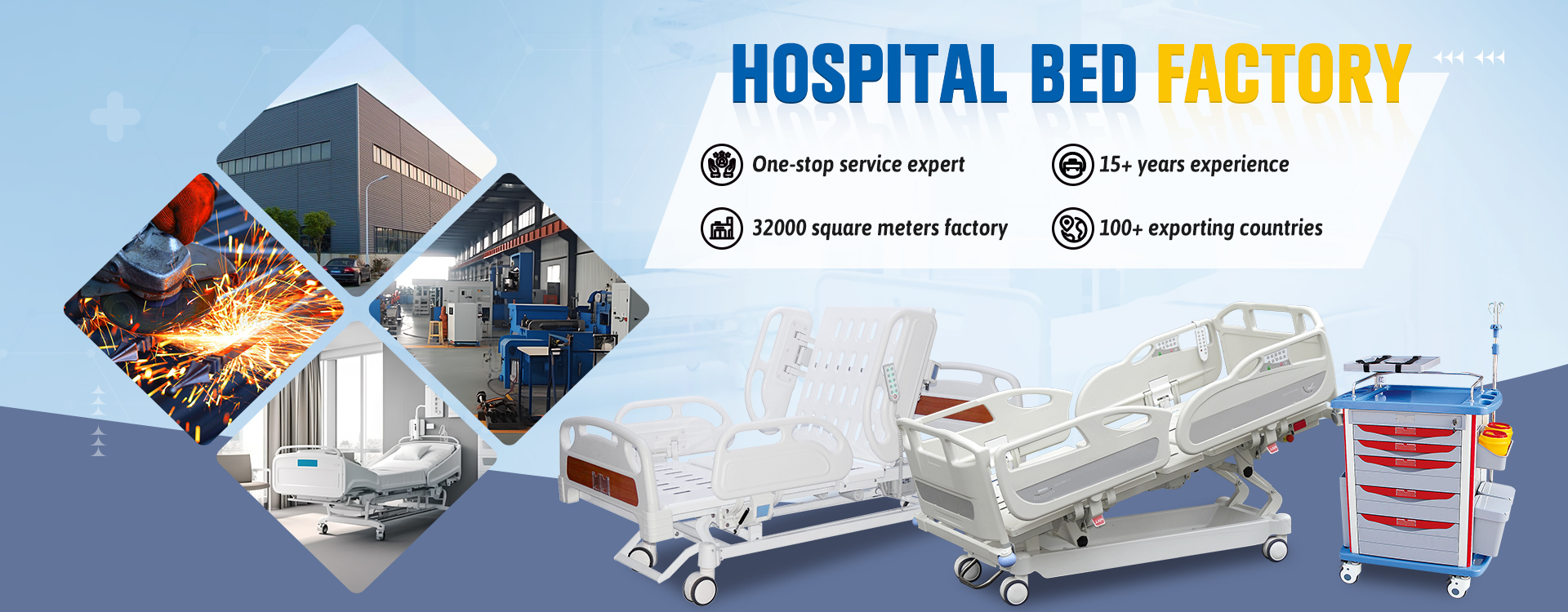 Professional hospital furniture manufacturer diaplay