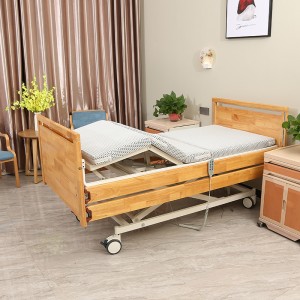 multifunction electric nursing home beds wooden for nursing home