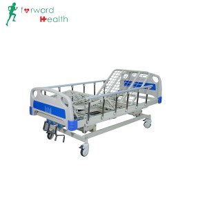 Medical Equipment Manual Three Function Hospital Bed Nursing Care Medical ICU Patient Bed