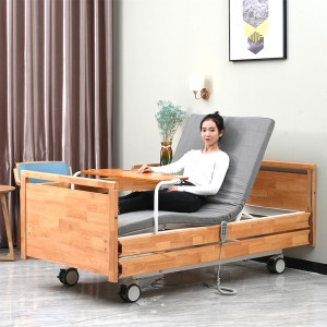 multifunction electric nursing home beds wooden for nursing home
