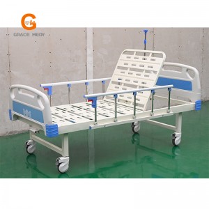 R02 blue bed headboard  hospital bed