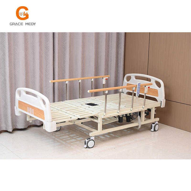 Factory wholesale Hospital Bed Pressure Mattress - ZC03E wood color Electric Full Curve Turnover Nursing Bed  – Webian