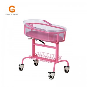 ABS Plastic Height Adjustable medical Baby Cot