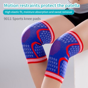 HX001 Nylon Fabric Sports Knee Pad Brace Support Sleeve