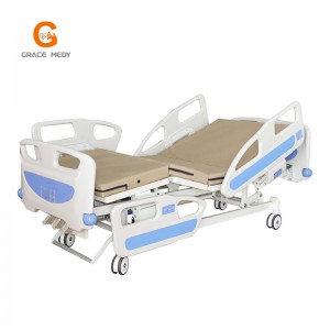 A02-3 Manual three functions medical bed low price manual 3 cranks hospital bed