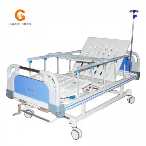 A03 Two function hospital bed with 5 bars guardrails
