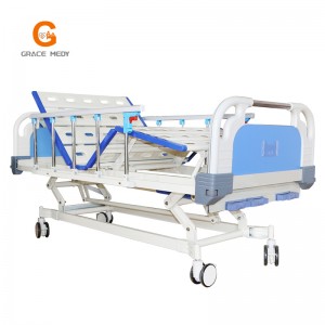 Cheap ABS clinic hospital medical manual bed A03-3