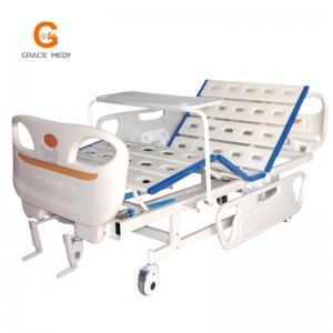 A08-1 hospital manual Two function medical icu patient nursing bed