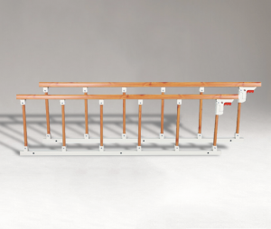 Aluminum alloy guardrail/nursing home bed guardrail