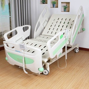 Electic five function hospital bed ICU medical bed