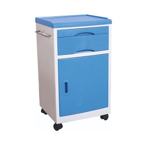Hospital Furniture Medical ABS Plastic Hospital Cupboard Bedside Cabinet