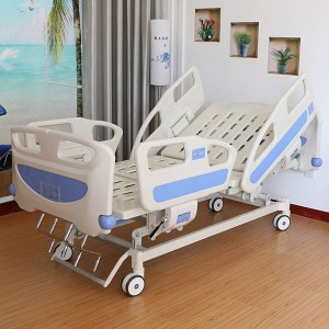 Manual five function hospital bed