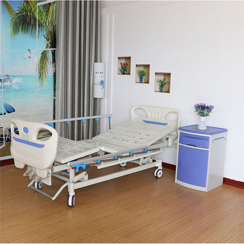 China Cheap price Medical Trolley On Wheels - Three function manual patiet bed with ABS bed head A02-6 – Webian