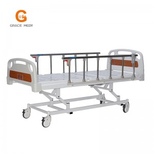 A03-6 electric hospital bed with monkey bar