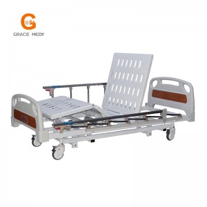 A03-6 electric hospital bed with monkey bar