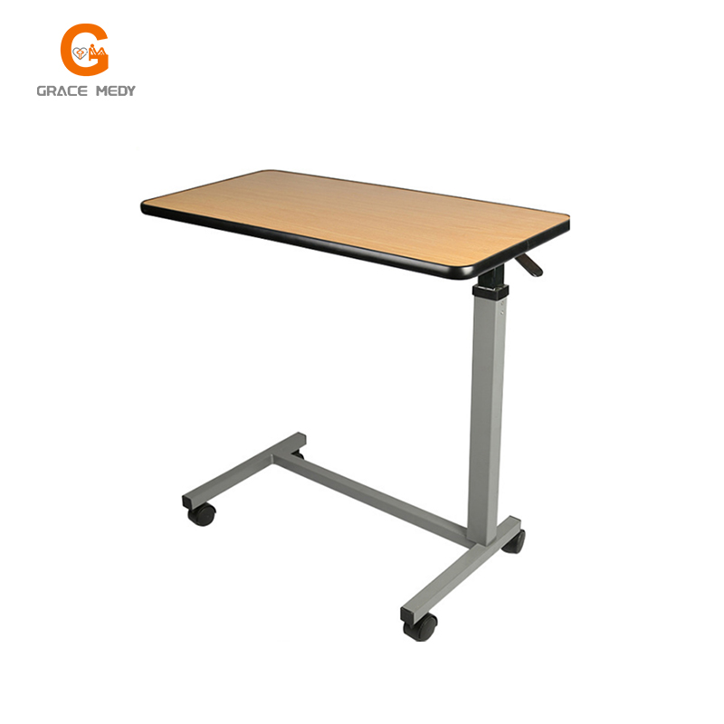 China wholesale Bedside Hospital Bed Table - Hospital ABS/Wooden mobile overbed table – Webian