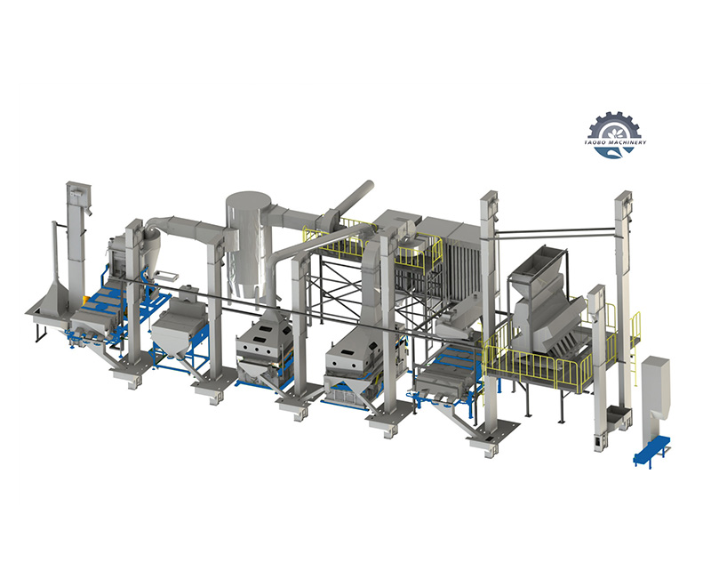 Sesame cleaning plant & sesame processing plant 