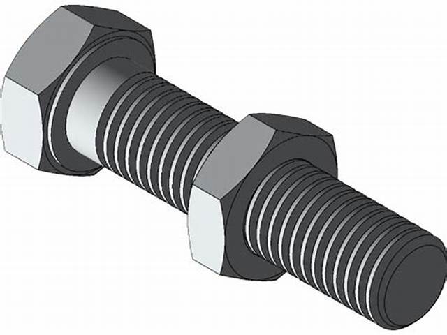 Hex bolt, nut and washer for ANSI flange connection