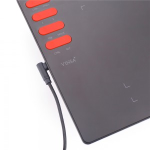 Hot Selling 7.6X5.6inch Portable Design with 8 Programmable Button Graphic Tablet