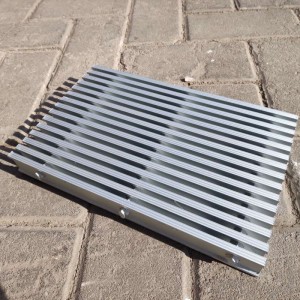 Factory Supply Walkway Platform 6063 Anodized Aluminum Grating