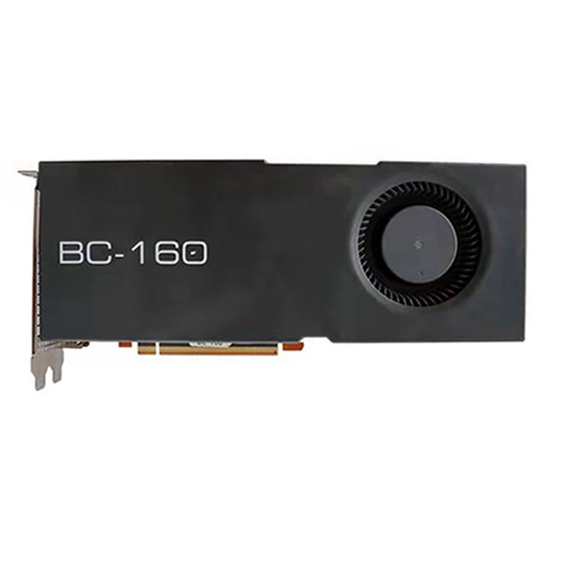 AMD Navi12 XFX BC-160 ETH mining graphics card high hashrate 72MH/s low power consumption