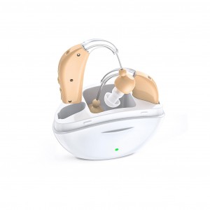 Great-Ears G27C magnetic rechargeable easy to use noise reduction 4 modes low consumption good quality behind the ear hearing aids for old