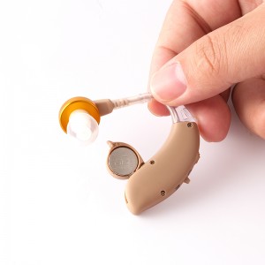 One of Hot test for Battery type behind the ear Hearing Aid Amplifier for Mild to Severe Hearing Loss