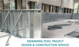 commercial swimming pool design and pool accessory