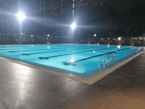 Outdoor training swimming pool service