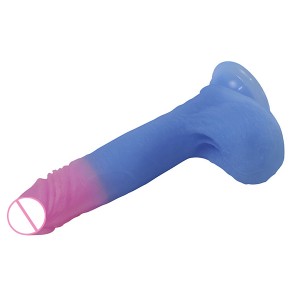 Liquid silicone color-changing dildo YJ214S