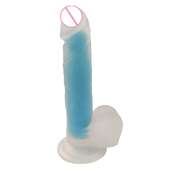 Factory For Suction Cup Dildo - Luminous Liquid silicone dildo YJ216 – Western