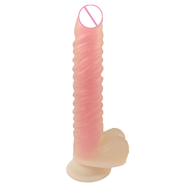 Factory selling Double Sided Dildo - Luminous Liquid silicone dildo YJ217 – Western