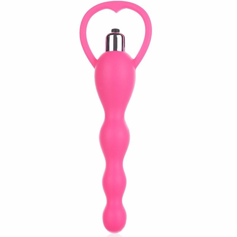 Chinese factory wholesale Waterproof vibrating Anal Toys for Men Women  Anal bead-QF001F