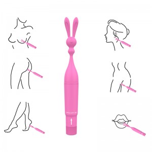 Mini vibrator – Premium with soft silicone – Cordless Powerful and Handheld – for women couple- Quiet-VV020A