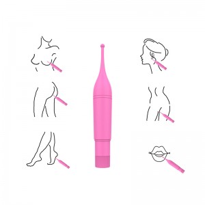 Mini vibrator – Premium with soft silicone – Cordless Powerful and Handheld – for women couple- Quiet-VV020C