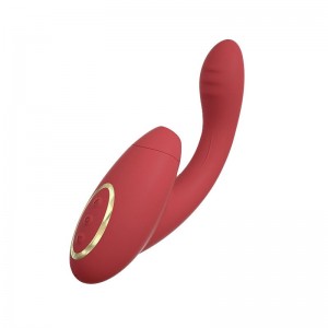 USB rechargeable sucking and vibrating stimulator heating effect ZK549